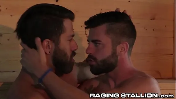 شاهد RagingStallion Hot Hairy Adam Ramzi Fucked In Sauna أفلام القوة