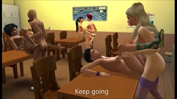 Watch The Sims XXX In school power Movies