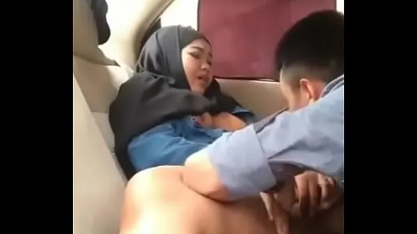 Se Hijab girl in car with boyfriend power-film
