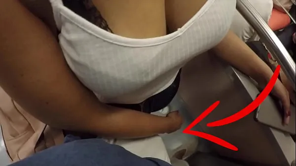 Unknown Blonde Milf with Big Tits Started Touching My Dick in Subway ! That's called Clothed Sex پاور موویز دیکھیں
