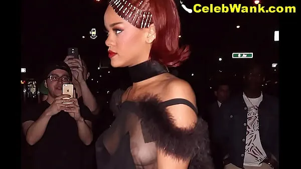 شاهد Rihanna Naked And Various Braless Nipples Tits Compilation أفلام القوة