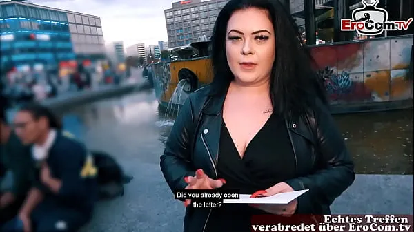 Watch German fat BBW girl picked up at street casting power Movies